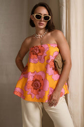 Flared Tube Top PRINTED